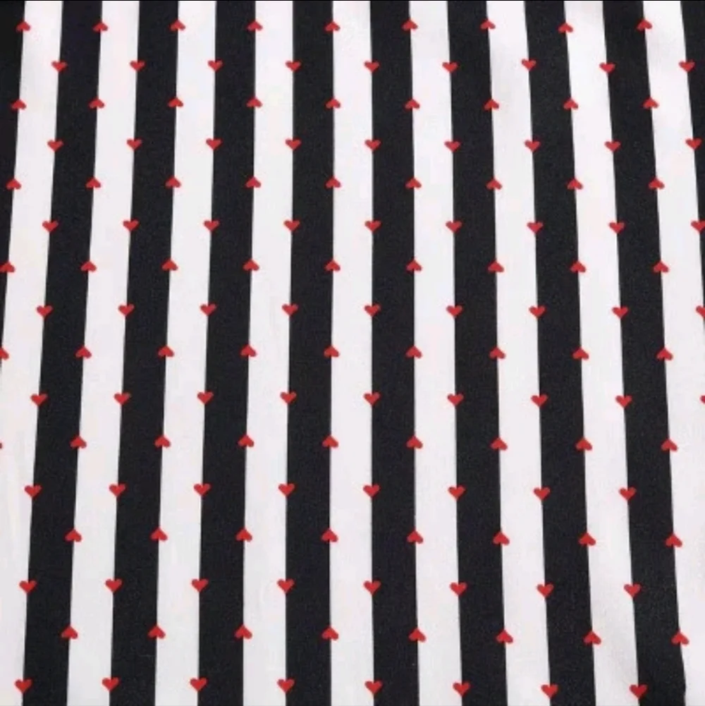 3pc Betsey Johnson Full/Queen Wonderland Stripe Microfiber Duvet Set Black